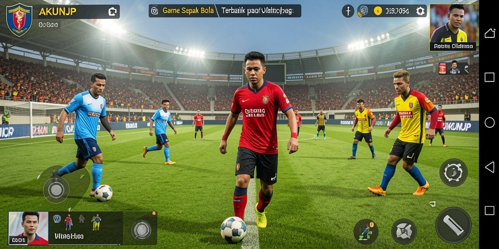 Tampilan gameplay seru dan kompetitif dari AKUNJP.