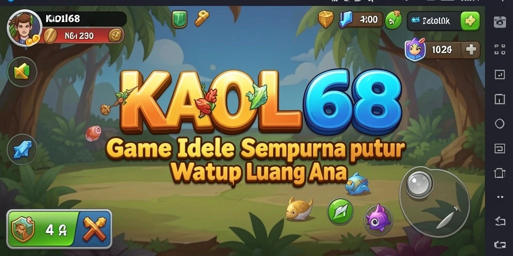 Tampilan gameplay KAOL68 yang menarik dan penuh strategi Idle.