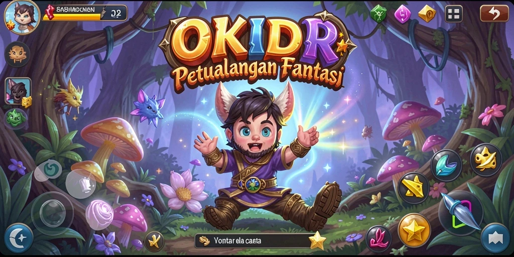 Tampilan gameplay OKIDR yang mendebarkan dalam petualangan seru.