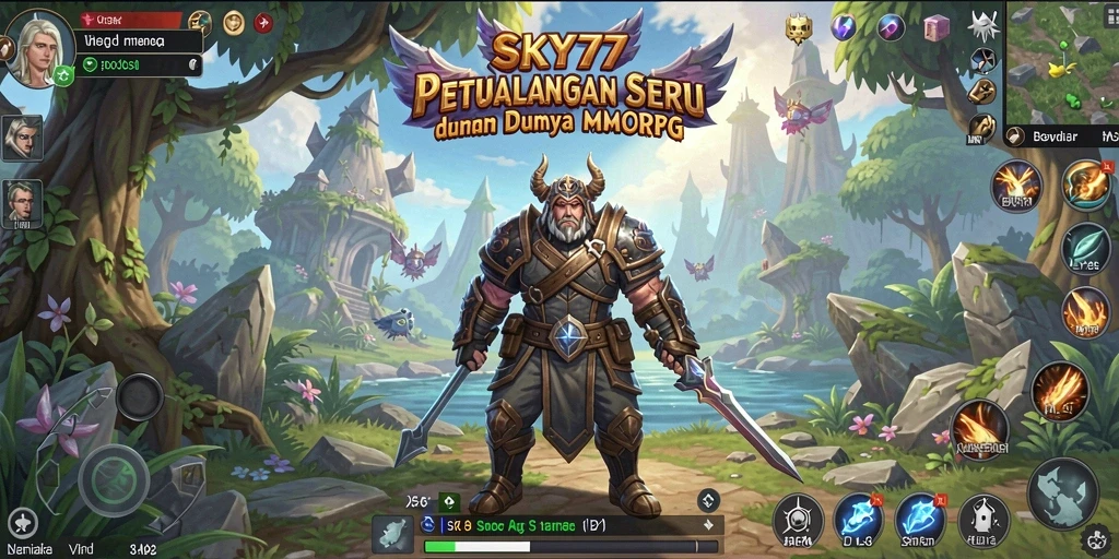 Menampilkan gameplay seru dan dinamis dari SKY77.