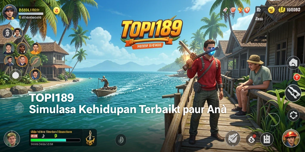 Screenshot utama TOPI189 menampilkan gameplay Simulation yang mendalam.