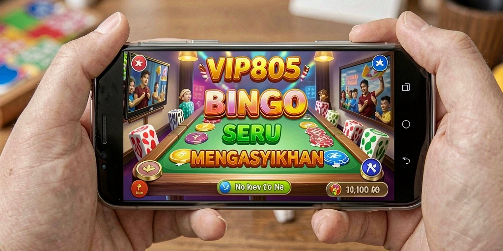 Tampilan gameplay Bingo yang seru dan interaktif di VIP805.