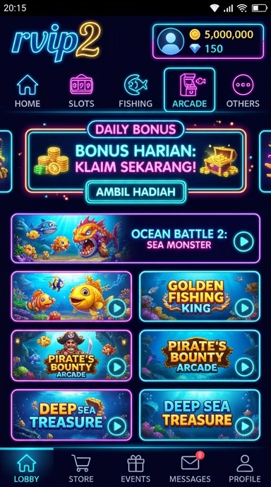 Tampilan antarmuka rvip2 yang menarik.